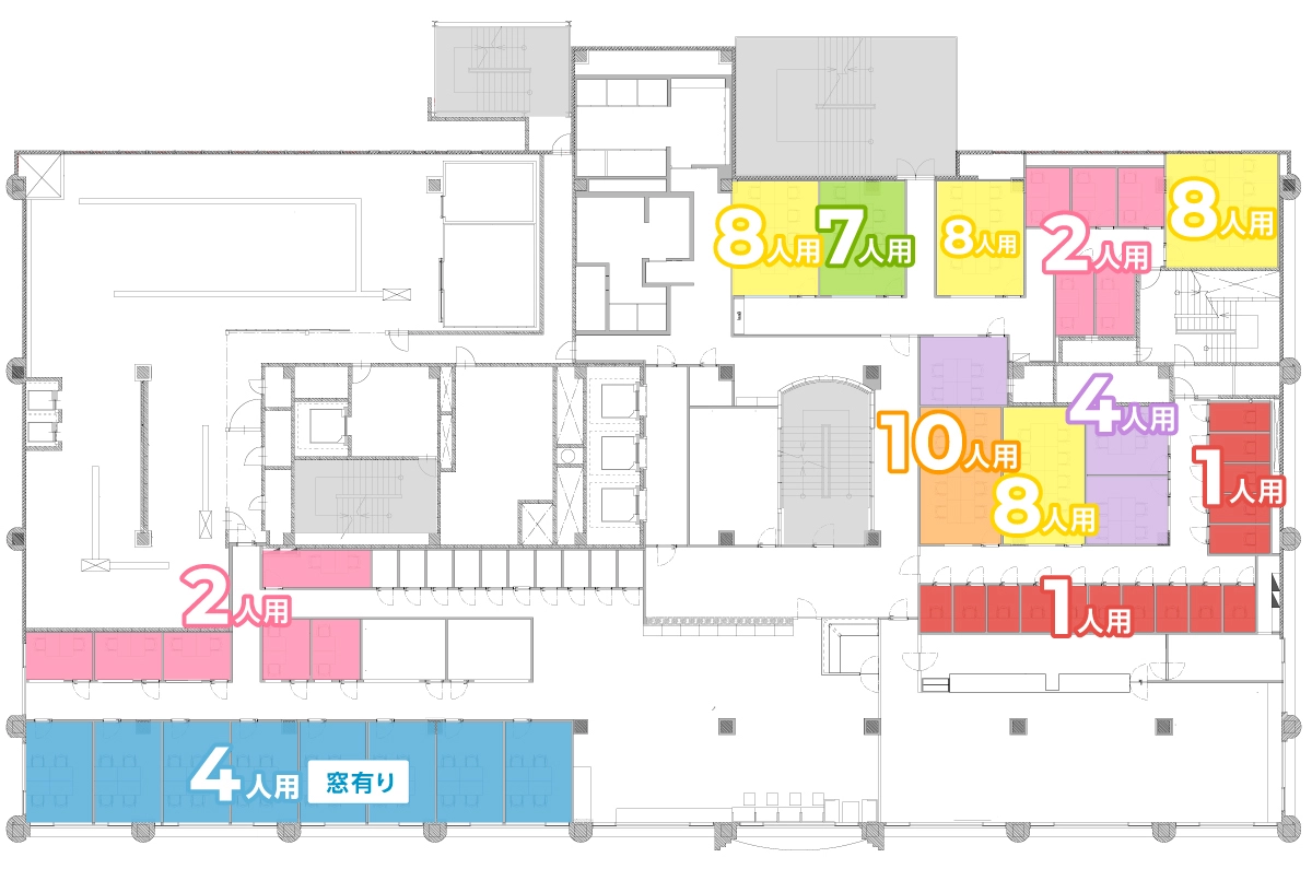 フロアマップの画像